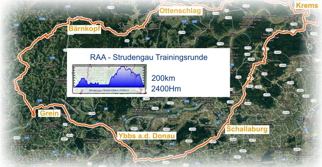 Krems - Strudengau Trainingsrunde